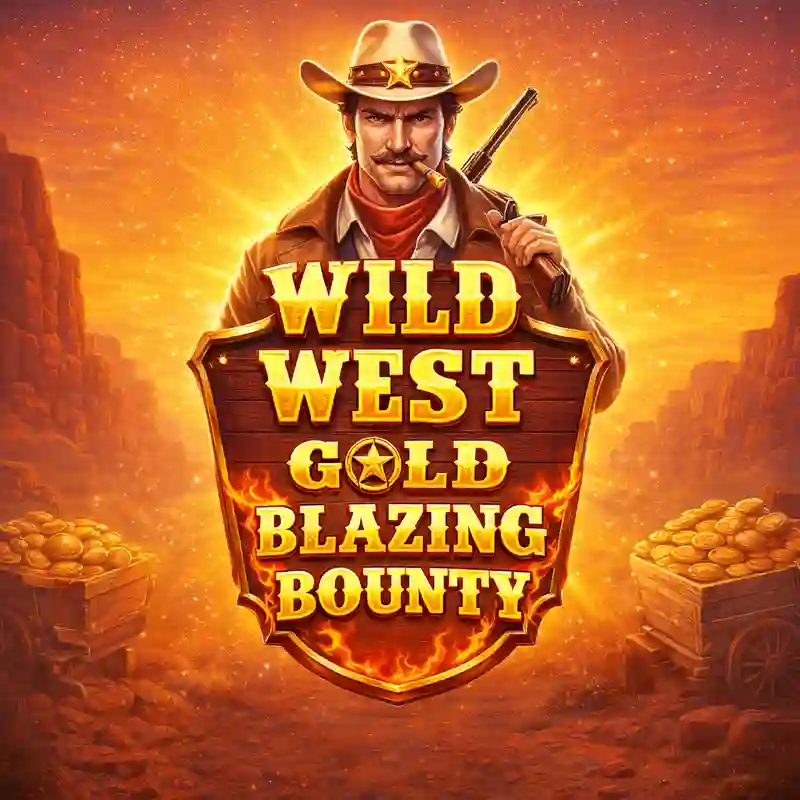 Wild West Gold Blazing Bounty Game Banner